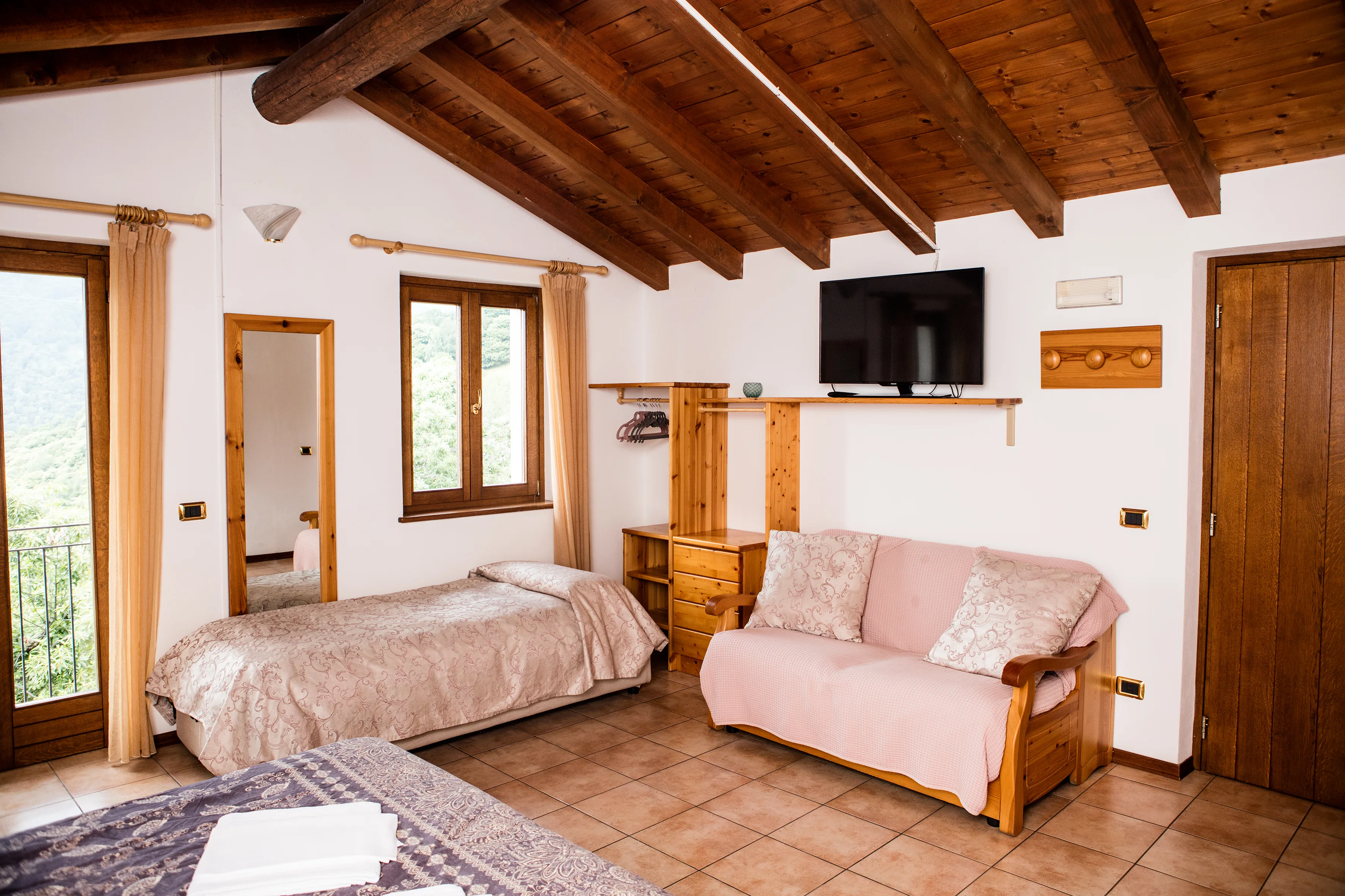 Camera A1 Ape Regina, zona letto