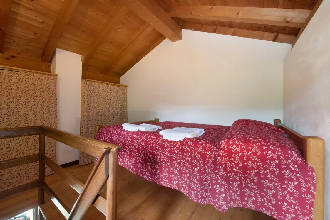 Camera da letto al piano superiore dell'appartamento B5